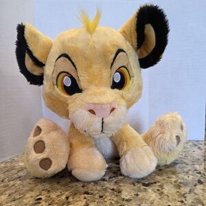 Disney Parks The Lion King SIMBA Big Feet 10” Plush Toy Cub Stuff Animal